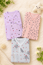 3-Piece Premium Cotton Baby Suit Set