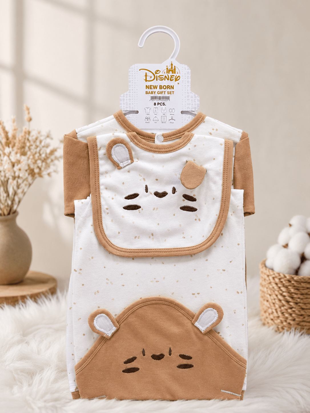 Teddy Bear Gift Set – 8 Pcs 👶