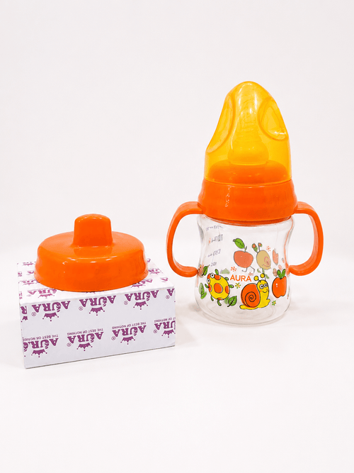 3-in-1 Baby Feeding Cup | Feeder, Sippy Cup & Training Mug | BPA-Free Baby Bottle