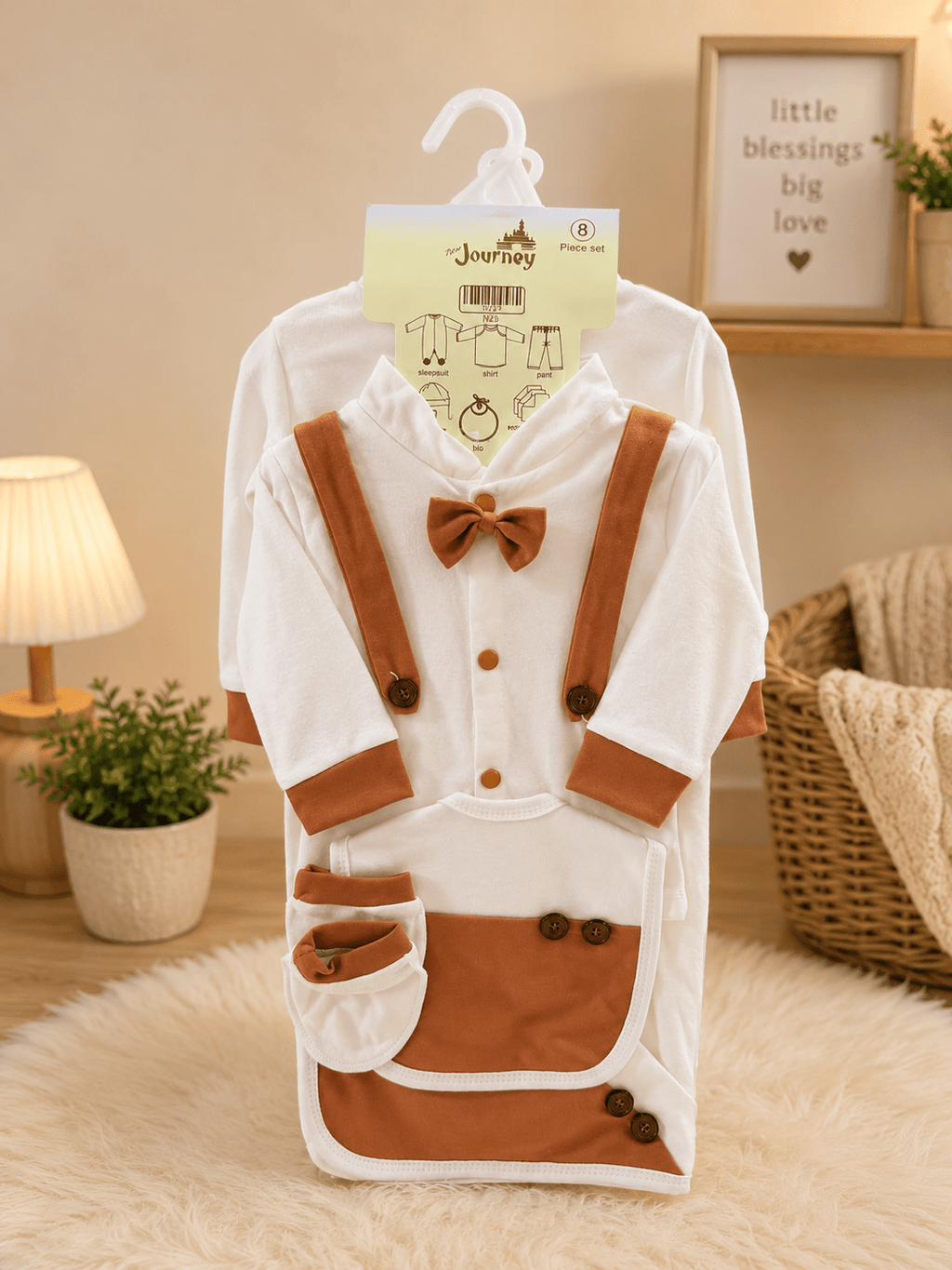8 Pcs Premium Baby Gift Set