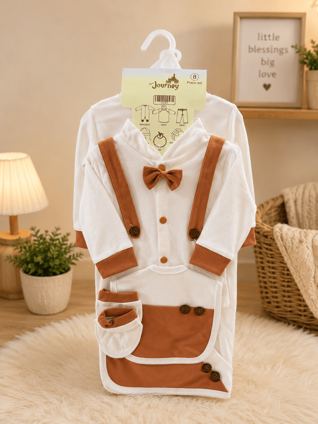 8 Pcs Premium Baby Gift Set