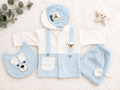 🧸 Bear Buddy Baby Cotton Outfit Set