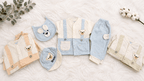 🧸 Bear Buddy Baby Cotton Outfit Set