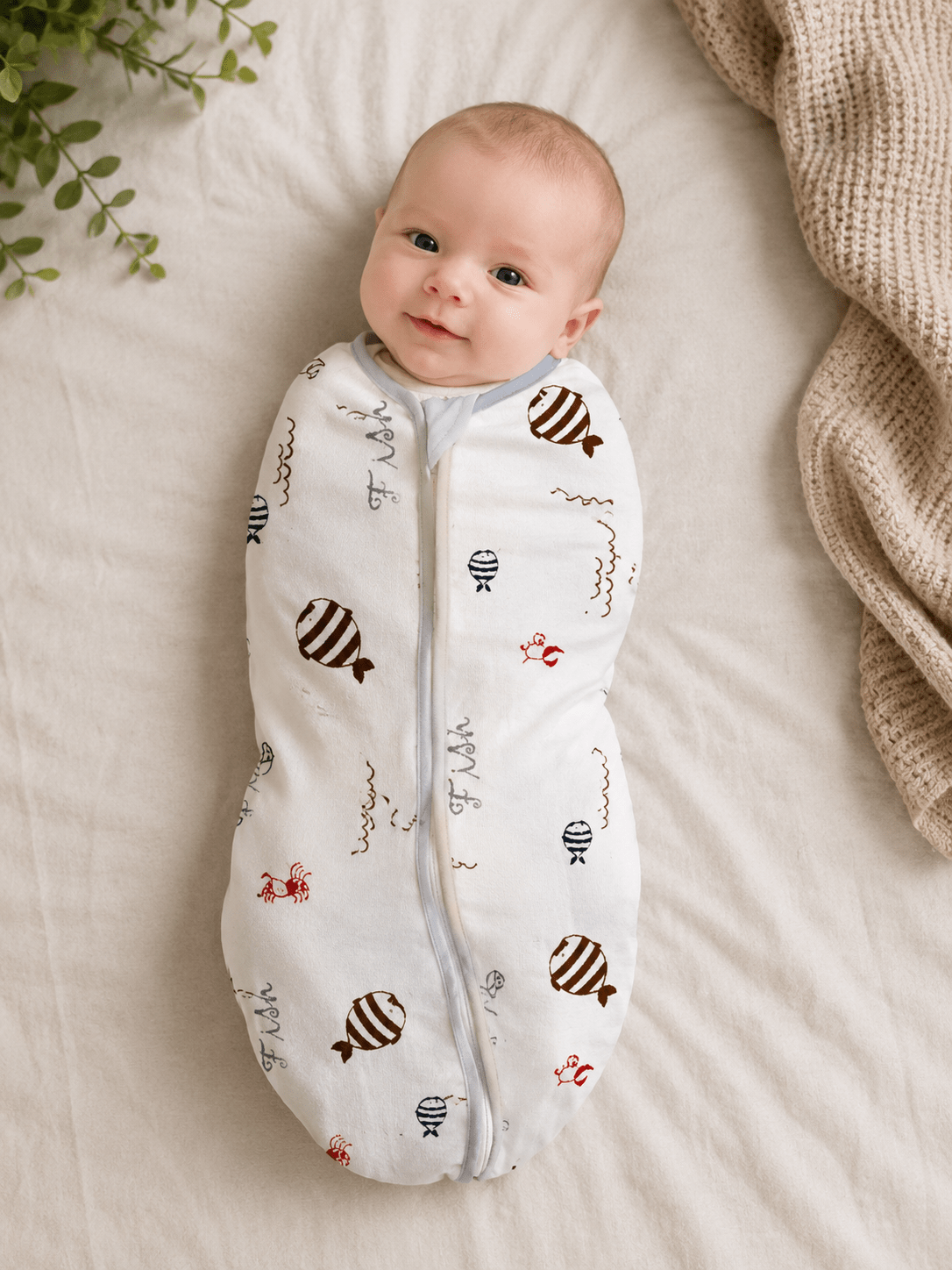 Baby Born SwaddleMe Adjustable Infant Wrap (7–14 lbs)