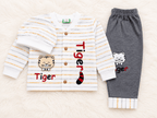 Tiger Full Sleeve Baby Cotton Suit Set – Soft & Comfortable (3 Pcs)