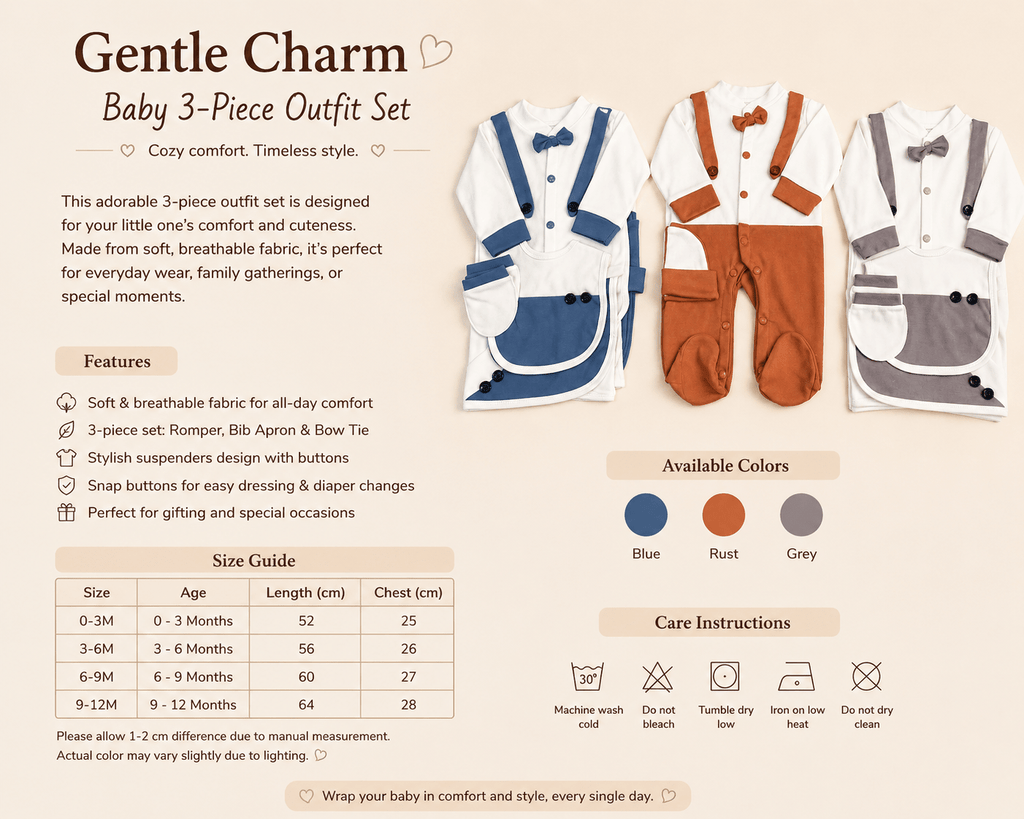 8 Pcs Premium Baby Gift Set