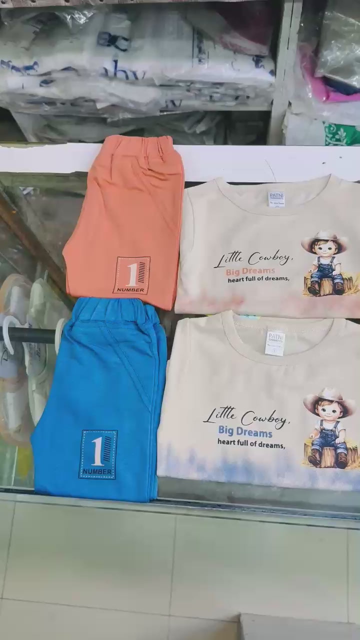 🤠 Little Cowboy Big Dreams –  Kids Dress Set